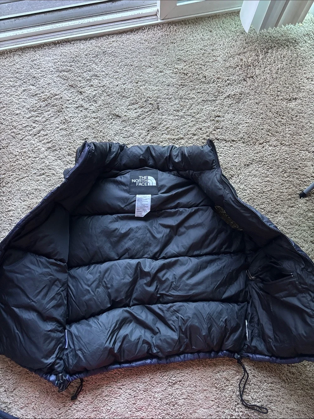 The North Face Navy and Black Insulated Puffer Vest